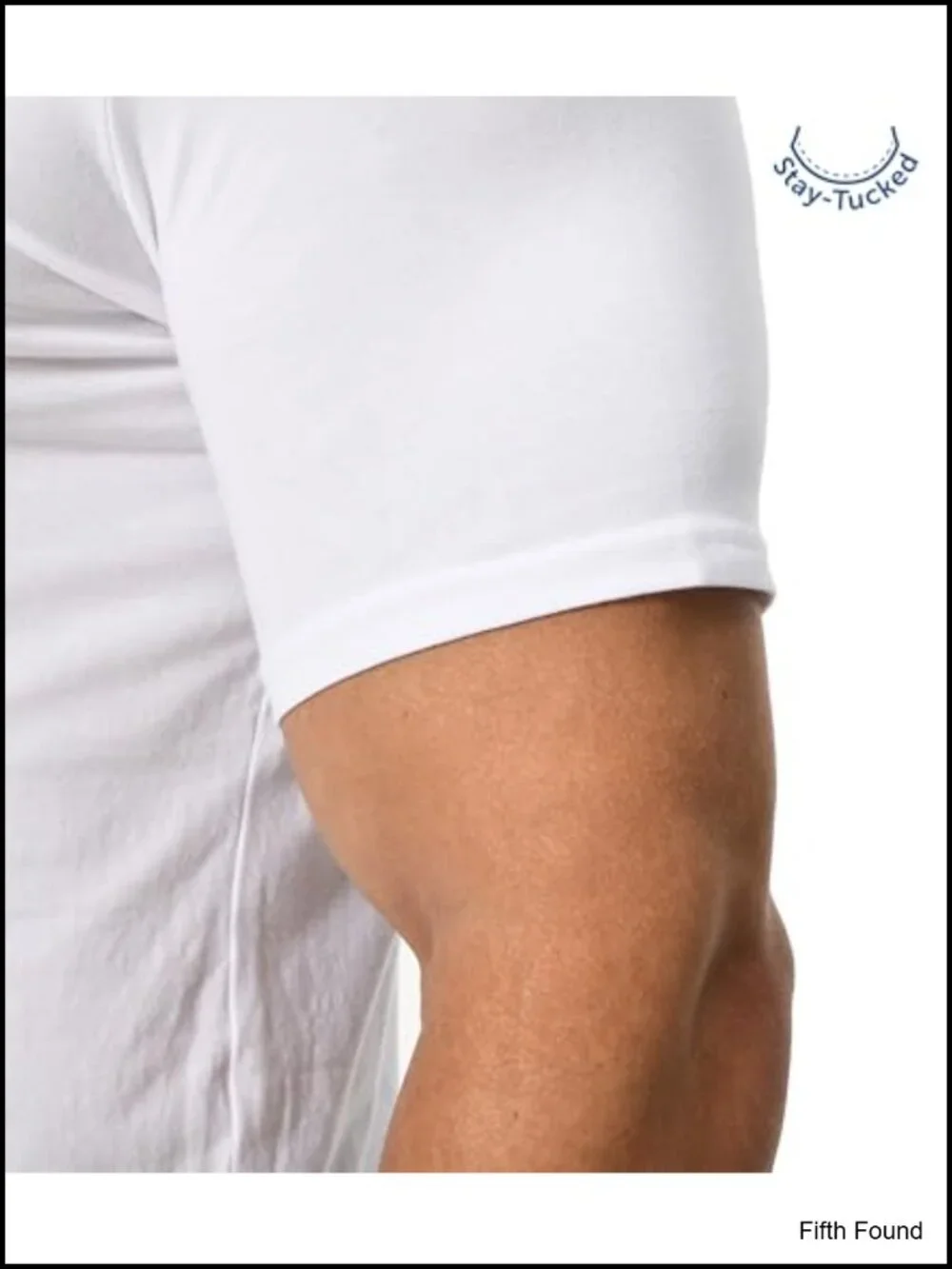 Men's 3-Pack Cotton Spandex V-Neck Undershirts Stretchy Long Hem